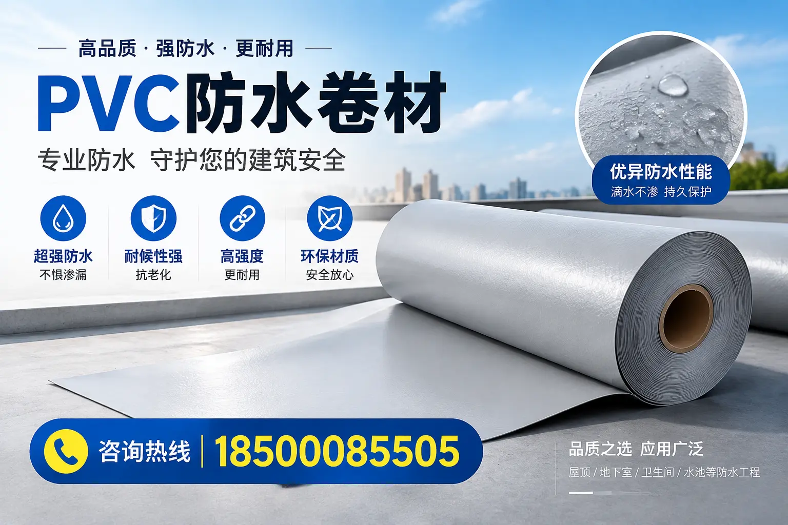 邵阳地区pvc防水卷材的市场现状与发展趋势